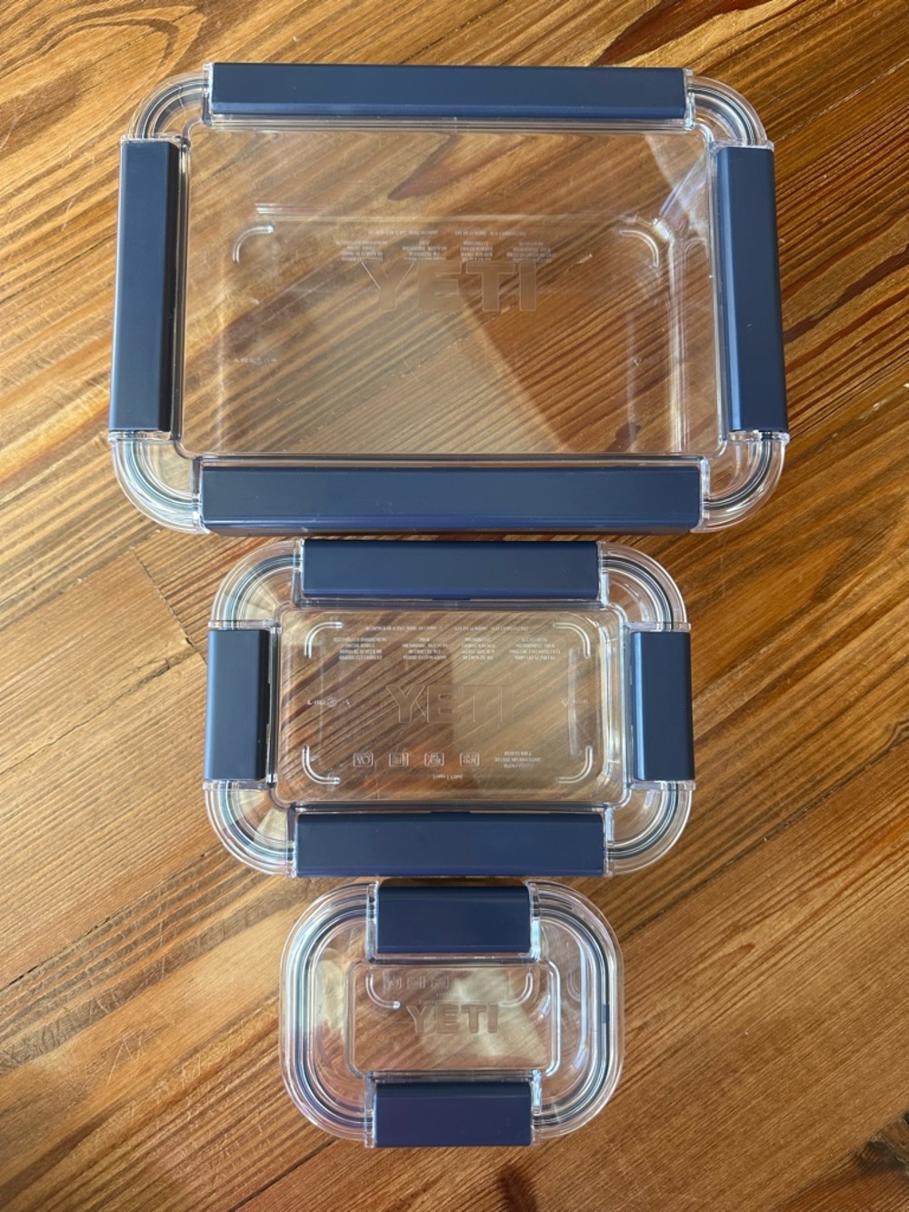 YETI Food Storage Container Set (Nested Set – Like New)